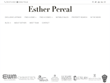 Tablet Screenshot of estherpercal.com